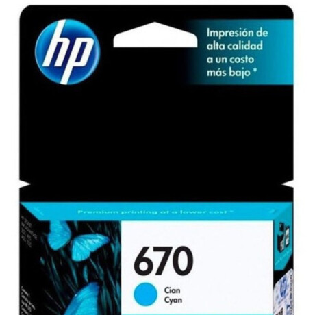 HP CZ114AL (670) CYAN 3525/4615 300 CPS 2531