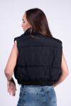 Chaleco puffer corto Negro