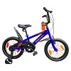 Bicicleta Baccio Bambino DLX rodado 16 con rueditas AZUL- NARANJA