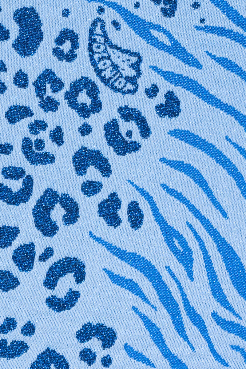 VALE BOTTOM Feline Blue