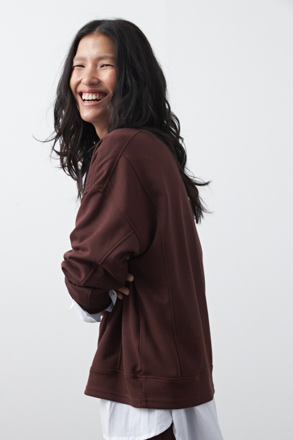 BUZO MERCADER Chocolate