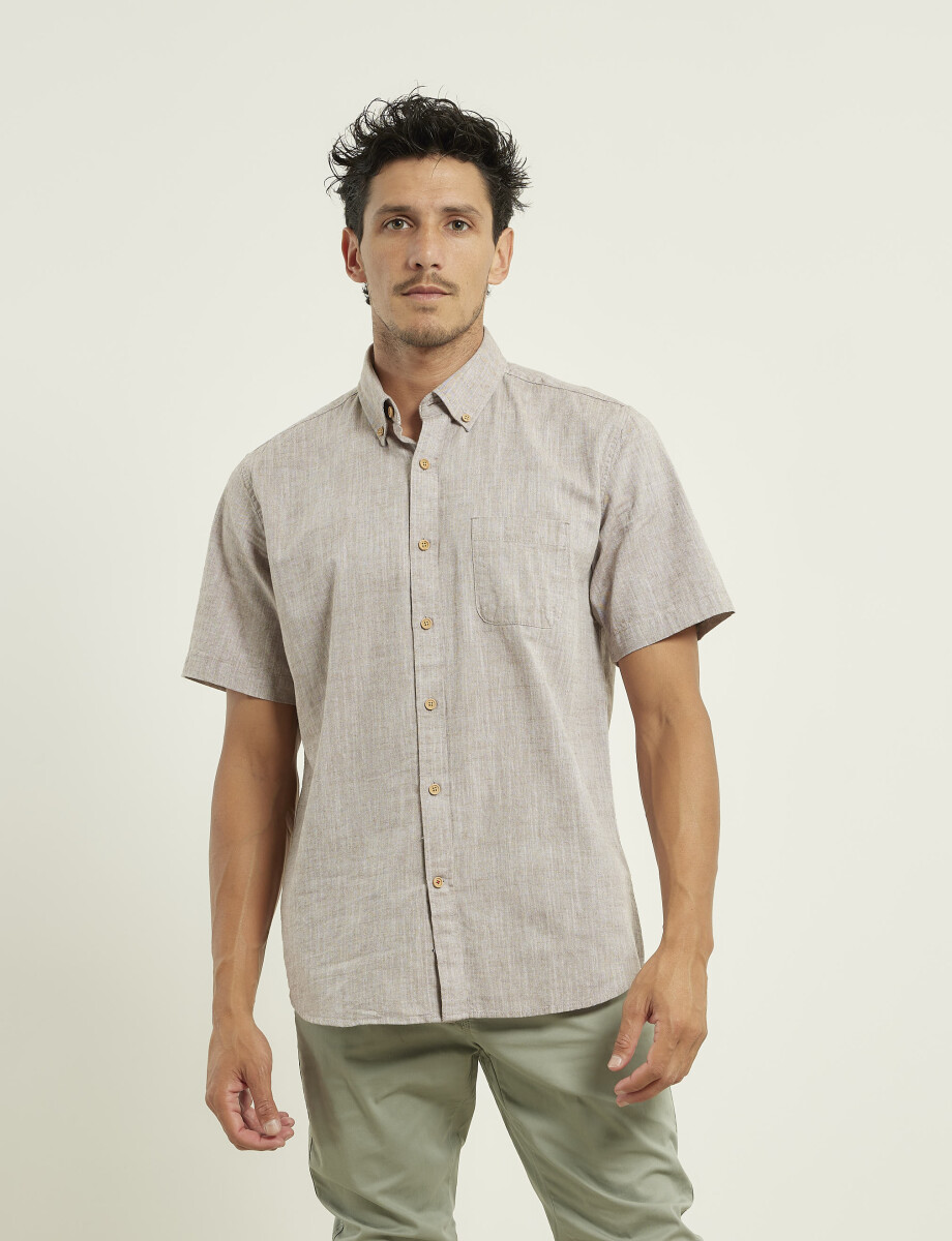 012506 CAMISA HARRINGTON LABEL Kaki