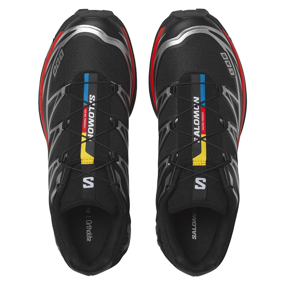Zapatillas Salomon Xt-6 Unisex Black/Red