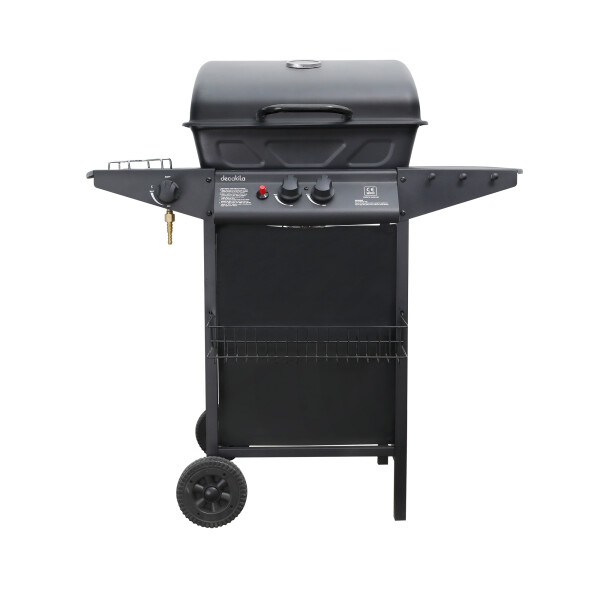 BARBACOA A GAS PATIO JARDIN PORTATIL DECAKILA 2 QUEMADORES BARBACOA A GAS PATIO JARDIN PORTATIL DECAKILA 2 QUEMADORES
