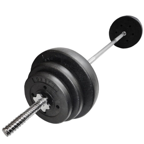Set 2 Mancuernas Macizas + Barra 1.8m + 60 Kg Pesas Cmb000834