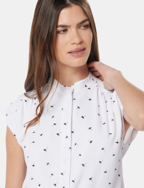 BLUSA MANGA CORTA Flores