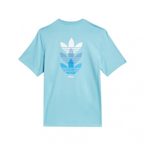 REMERA adidas SKATEBOARDING TRIPLE TREFOIL Light Blue