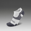 Medias Running Vectr Light Cushion No Show Compression Unisex White/grey