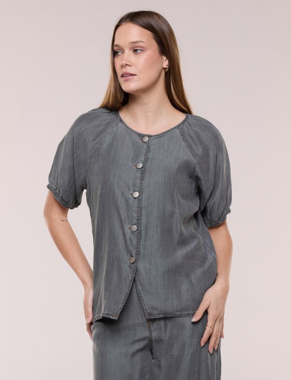 Blusa Denim GRIS