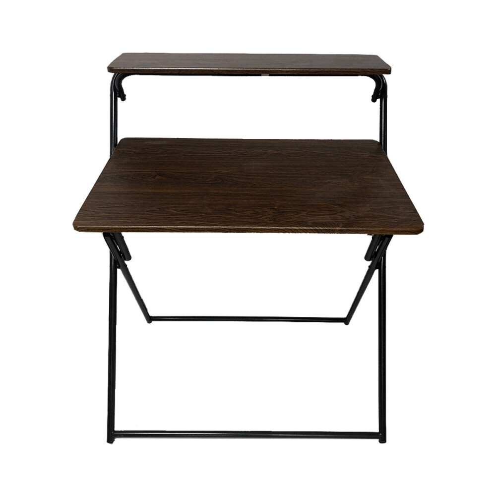 Escritorio plegable 1,00m Marrón oscuro