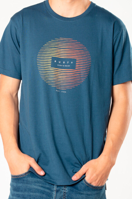 T-SHIRT NOLLY TEEN RUSTY Azul