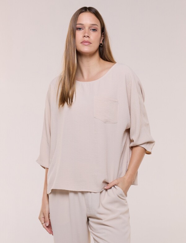 Blusa Oversize BEIGE