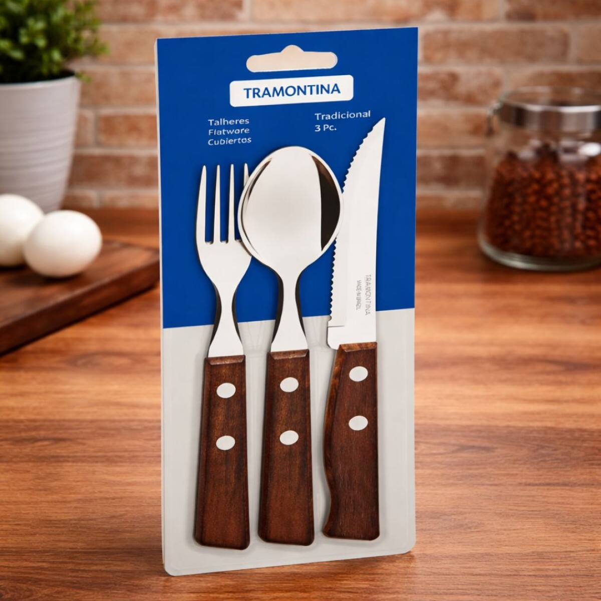 JUEGO DE CUBIERTOS TRAMONTINA 3 PIEZAS 