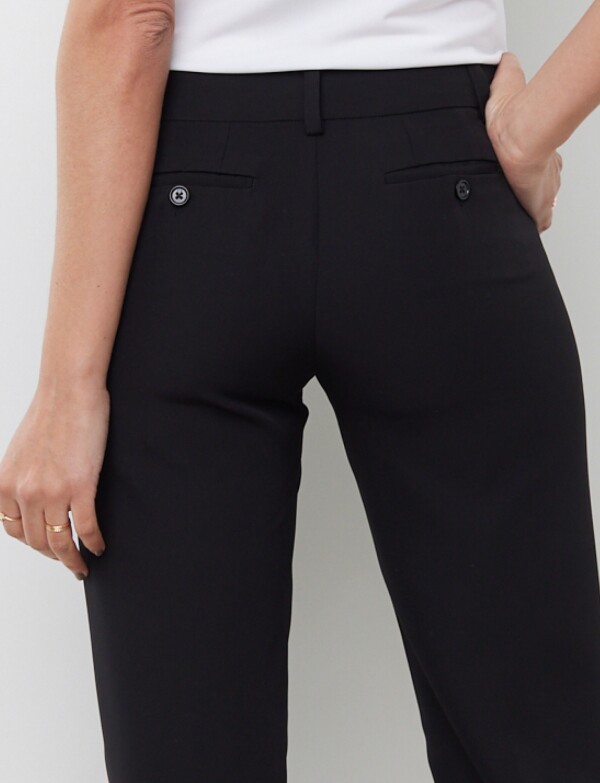 Pantalon Sastrero Recto NEGRO