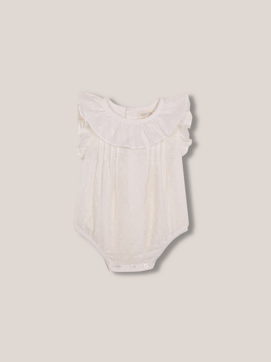 Camisa Body De Dobby Blanco