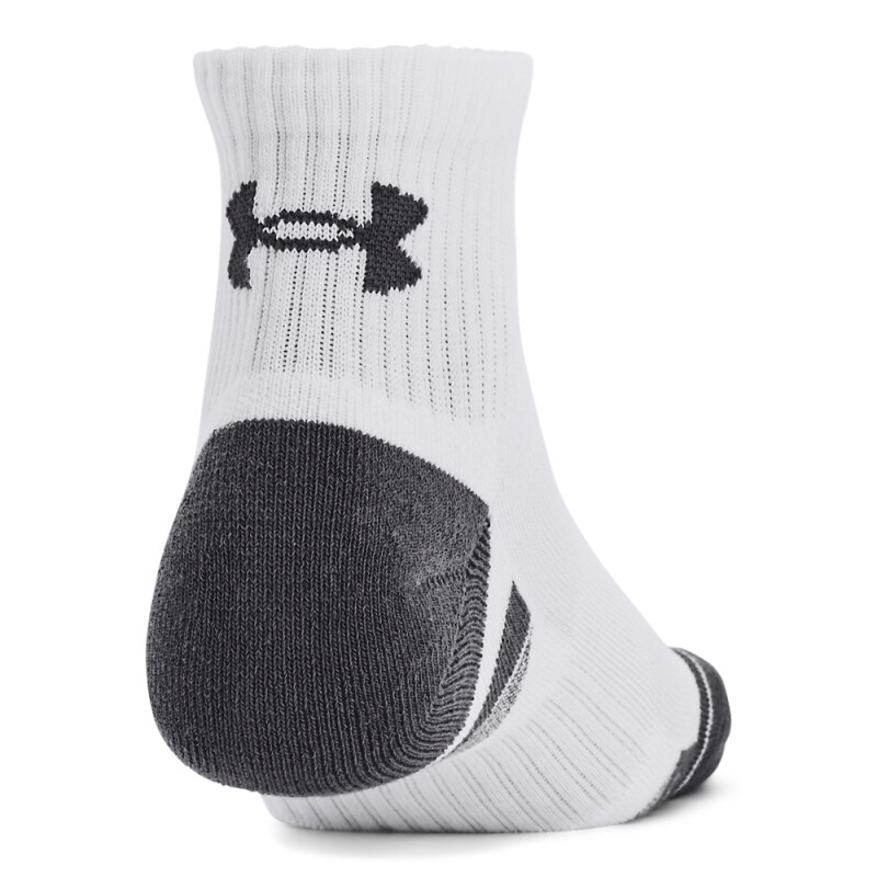 UA Performance Cotton 3p Qtr-WHT WHT-100