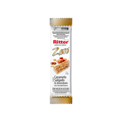 Barrita Ritter zero caramelo almendrado con sal Barra Ritter Caramelo/almendra