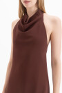 VESTIDO JAZZY Marron