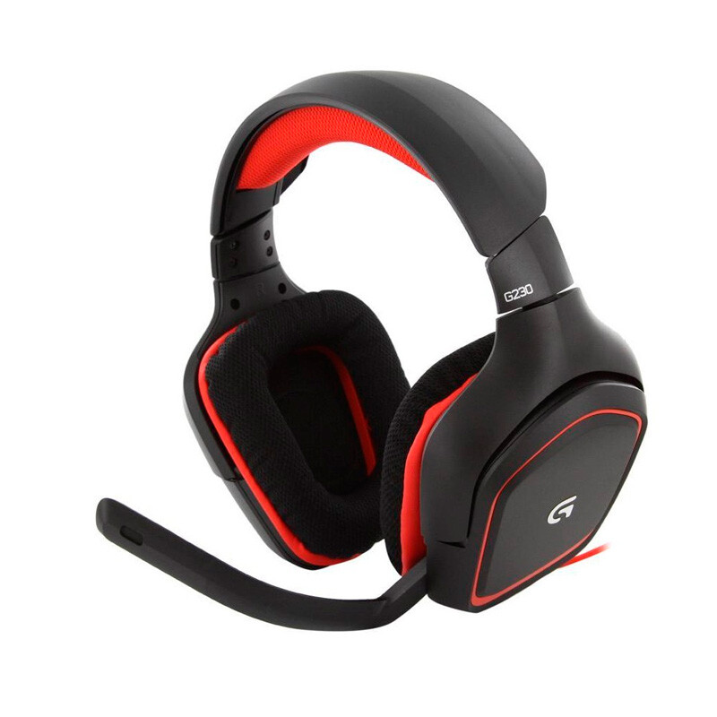 Auriculares Gamer Logitech G332 PC PS4 XboxOne Negro-Rojo Auriculares Gamer Logitech G332 PC PS4 XboxOne Negro-Rojo