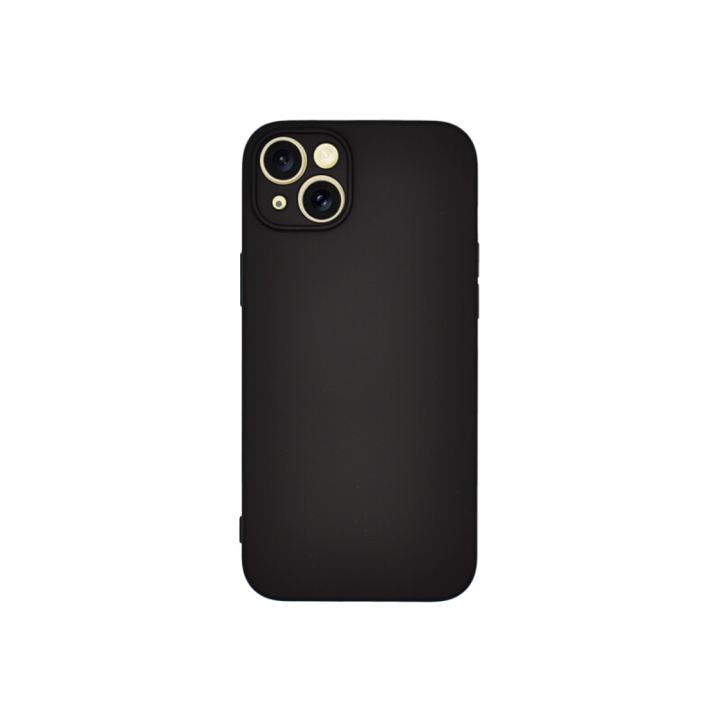 Protector iPhone 15 Plus engomado color negro Protector Iphone 15 Plus Engomado Color Negro
