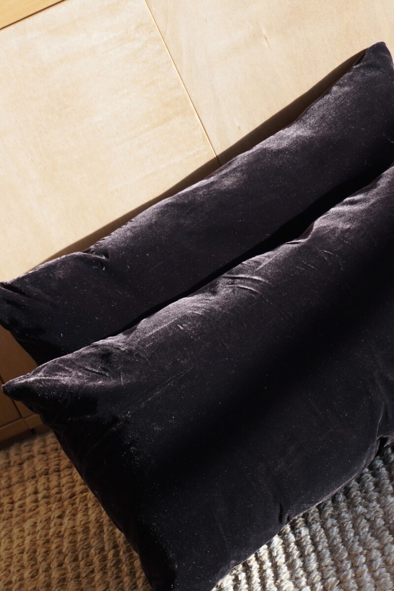 Terciopelo Cushion Marrón