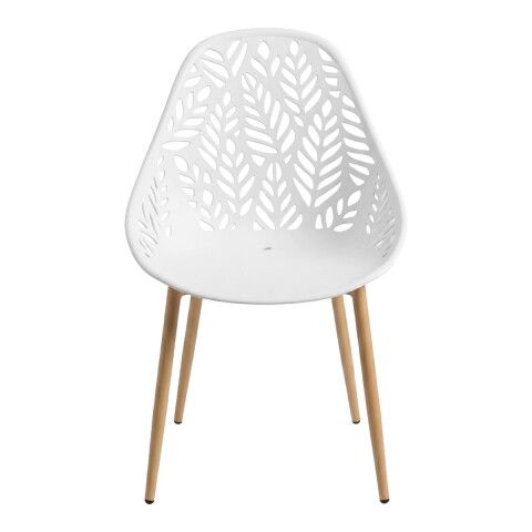 SILLA LUCENA BLANCA P/JARDIN Unica
