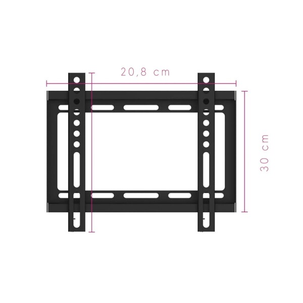 Soporte Onebox Ob-f24 Tv Inclinable De 23” A 42” SOPORTE FIJO DE TV ONEBOX OBF24 23 -42