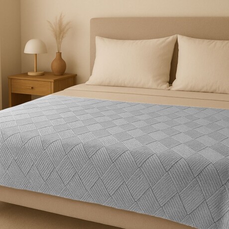 MANTA BAMBOO DIAMOND GRIS - Large