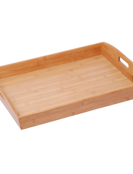 BANDEJA C/ASAS 52*32*H8CM BAMBOO BANDEJA C/ASAS 52*32*H8CM BAMBOO