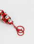 Llavero Lúdico Llavero Y Charm De Pandas Disfrazados - Rojo Frutilla