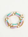 Pulsera Set X5 Piezas Estampado 1