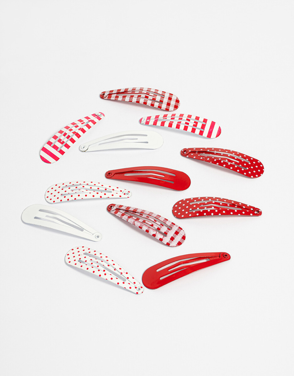 Set De Hebillas Monocromáticas 