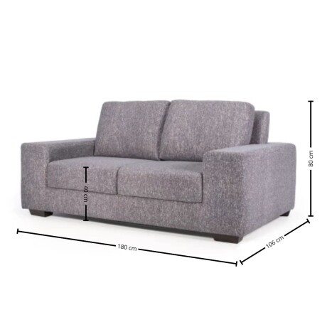 Sofá Boston - Tela Aquaclean Sustentable - 2 cuerpos A fabricar