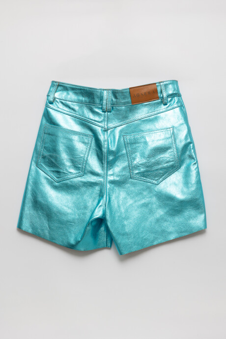 Leather Shorts Crawford Galáctico Celeste