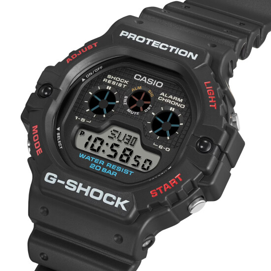 Reloj CASIO G-SHOCK DW5900U-1DR Resina Negro Esfera 46mm 0