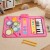 Alfombra Musical Infantil 2 en 1 Piano y Batería 80 x 55 cm Rosa