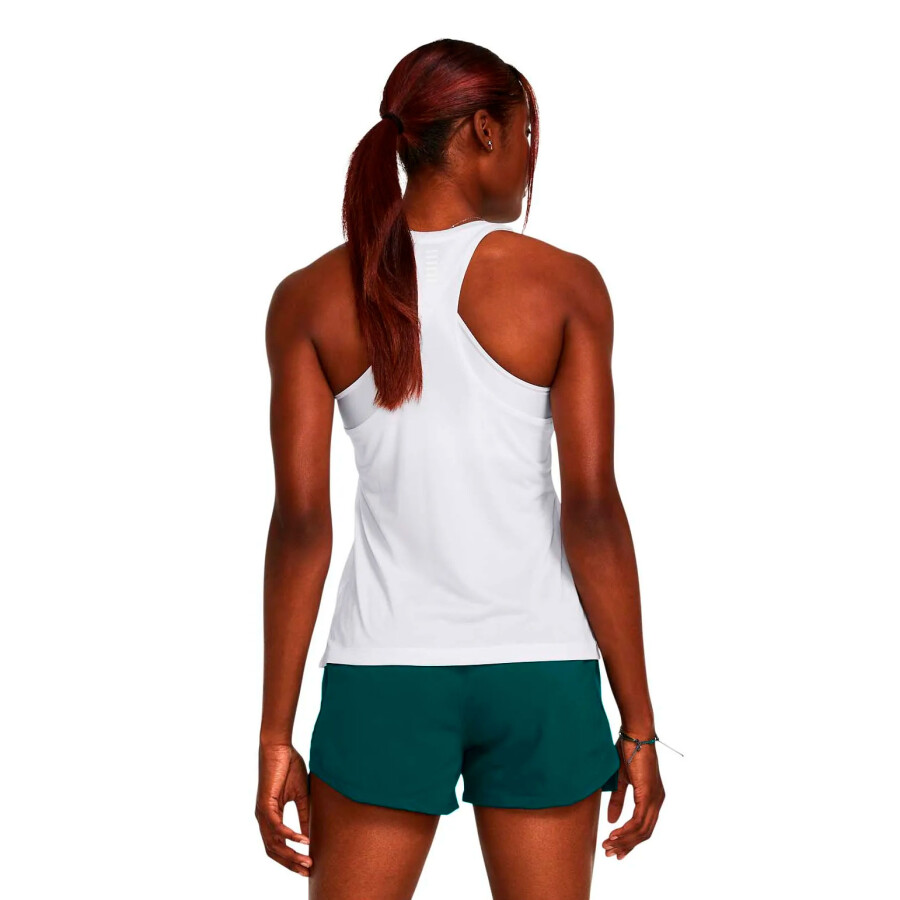 Musculosa de Mujer UNDER ARMOUR Launch Singlet Blanco