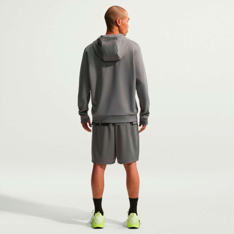 Campera Nike Dri-Fit Uv Flex Fleece Hyverse Con cierre de Hombre Gris
