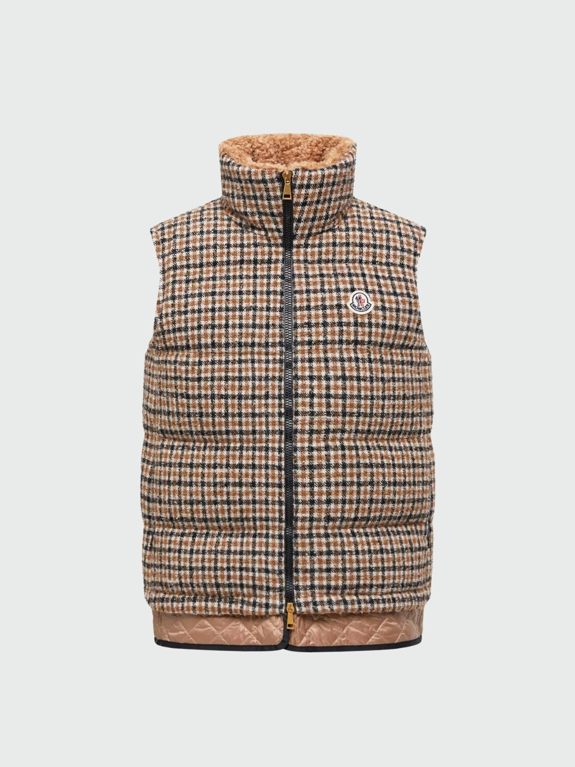 MONCLER - Chaleco Acolchado de Lana Touvet F92