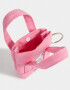 Llavero Llavero Y Charm Mini Cartera "snoopy" - Fucsia Claro