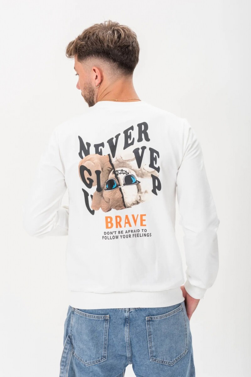 Buzo Brave Blanco