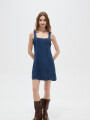 Vestido Pacana Azul Indigo