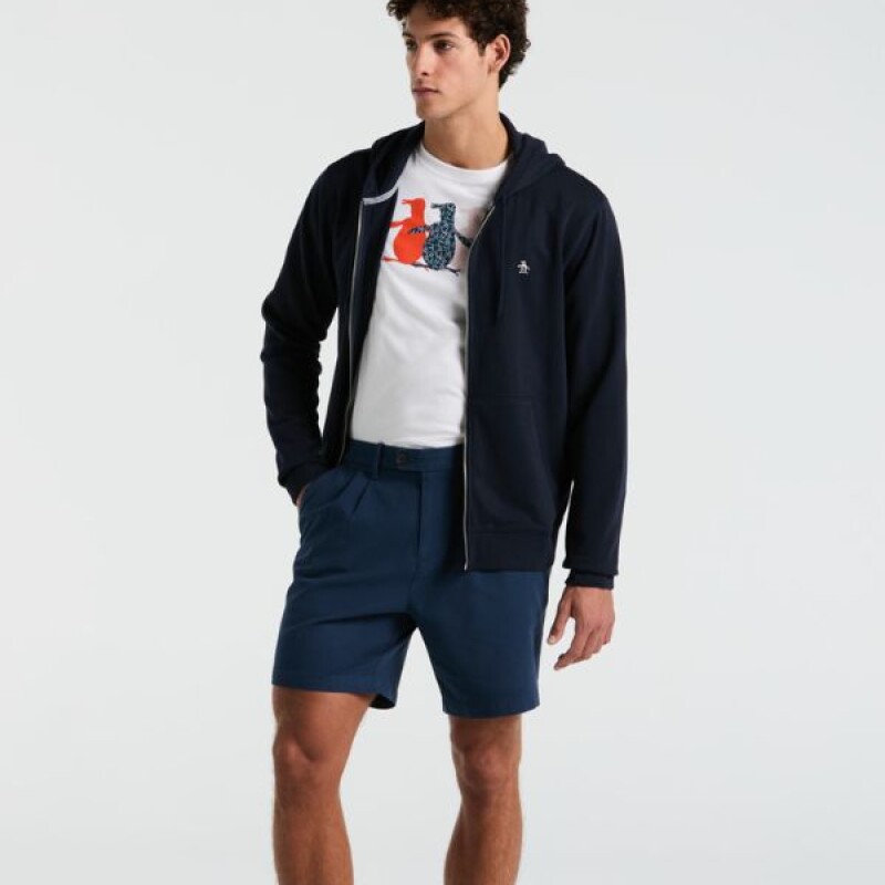 Campera Org Jrsy Breton Tee Sticker Penguin Marino