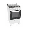 COCINA PUNKTAL PK-509CO 4H + HE Combinada Blanca Sin color