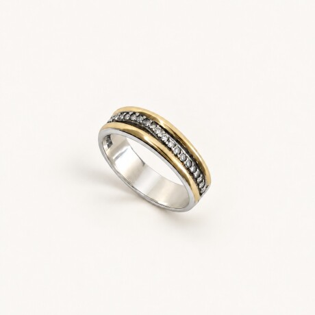 Anillo Serrana - Plata y Oro Anillo Serrana - Plata y Oro