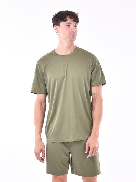 REMERA NIKOLAOS VERDE MILI