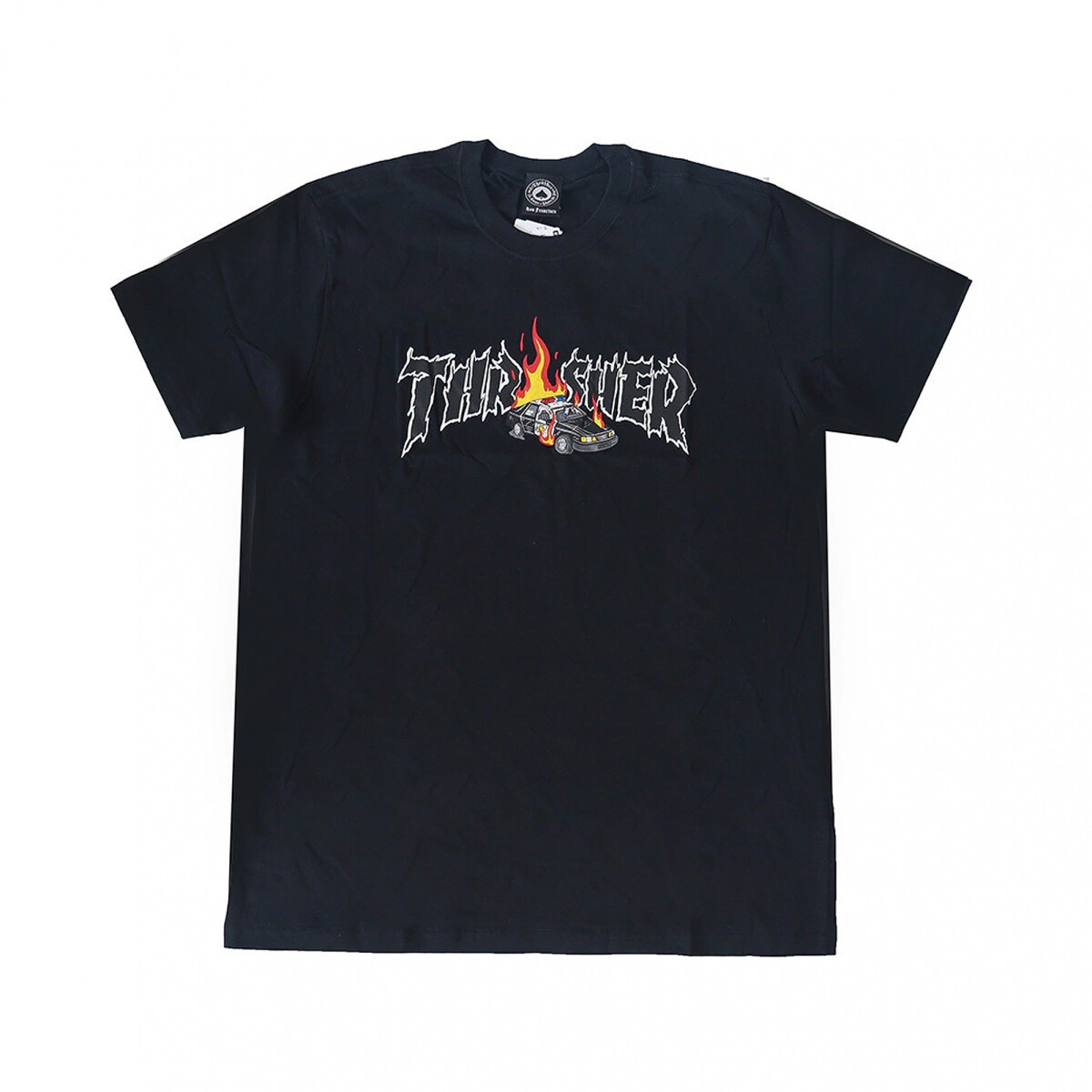 REMERA THRASHER COP CAR - Black 