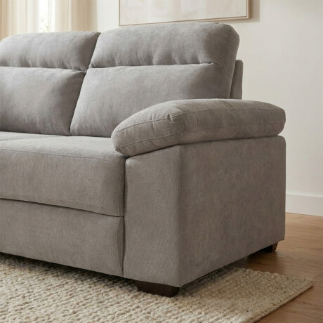 Sofá Owen - Tela Microfibra - 2 cuerpos 12073 (Greige)