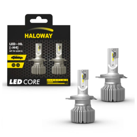 LAMPARA - LED H4 HWC 12V 13W X2 HALOWAY LAMPARA - LED H4 HWC 12V 13W X2 HALOWAY