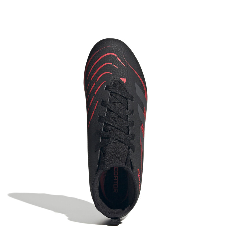 Championes de Niños Adidas Predator Club Sock Negro - Gris - Rojo